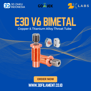E3D V6 BiMetal Copper and Titanium Alloy Throat Tube